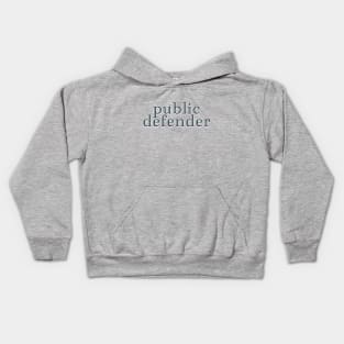 public defender Kids Hoodie